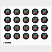 Het is vreemd dat het dezelfde leeftijd heeft als  ronde sticker (Vel)