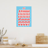 Het is vrijdag poster (Keuken)