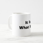 Het is waar het om gaat koffiemok (Voorkant links)