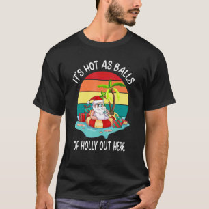 Het is warm als pleisters hier met Kerstmis in J T-shirt