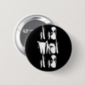 "Het is wat het is" Pin Ronde Button 5,7 Cm (Voorkant /achterkant)