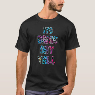 Het is wedstrijd dag iedereen Luipaard Tie Dye Voe T-shirt