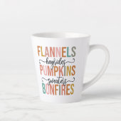 Het is weer Herfst Latte Mok (Rechts)