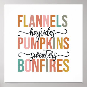 Het is weer Herfst Poster