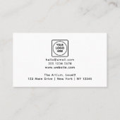 Het is wie je kent | Business Logo Referral Design Afsprakenkaartje (Achterkant)