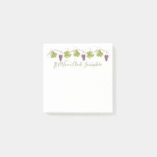 Het is Wine o'Clock ergens - Paarse druiven Post-it® Notes
