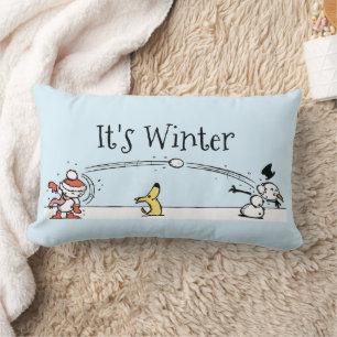 Het is winter kussen
