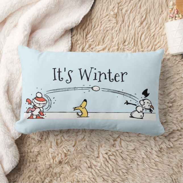 Het is winter kussen (Deken)