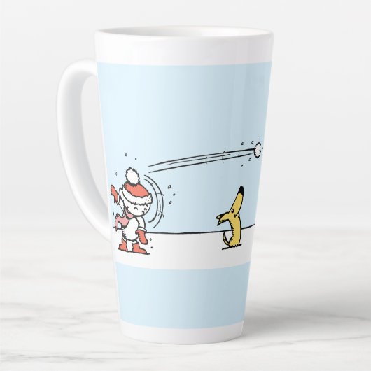 Het is Winter Latte Mok (Linkerhoek)