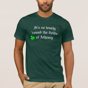 Het is zo eenzaam rond de velden van Athenry T-shirt