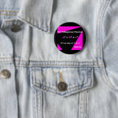 Het is zo gemakkelijk als 1, 2, 3 Fuschia Button (In situ)