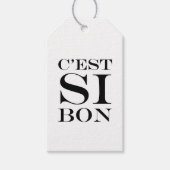 Het is zo goed - C'est Si Bon French Cadeaulabel (Voorkant)
