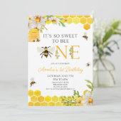 Het is zo lief om een 1e verjaardagsfeestje te zij kaart (Staand voorkant)