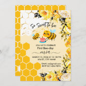 Het is zo lief om schattig te zijn eerste verjaard kaart (Voorkant / Achterkant)