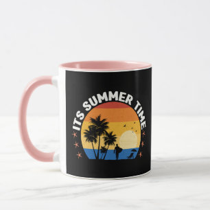 Het is zomertijd Tropisch Sunset Design Mok
