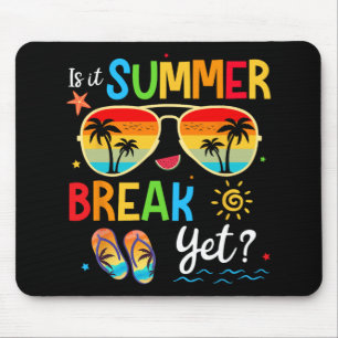 Het is zomervakantie maar gelukkig laatste dag van muismat