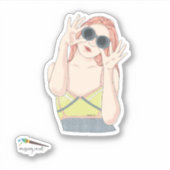 Het is zonnig buiten sticker (Voorkant)