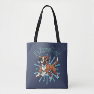 Het is Zoomie Tijd Boxer Draagtas