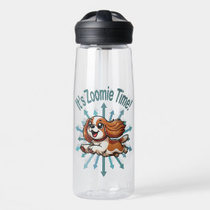 Het is Zoomie Tijd Cavalier Spaniel Waterfles