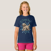 Het is Zoomie Tijd Labradoodle T-shirt (Voorkant volledig)