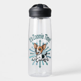 Het is Zoomie Tijd Rat Terrier Waterfles