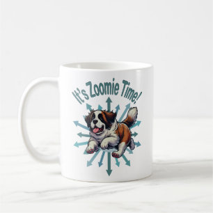 Het is Zoomie Time Saint Bernard Koffiemok