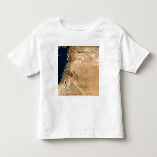 Het Israëlische land langs de oostkust Kinder Shirts (Voorkant)