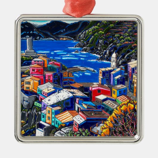 Het Italiaanse dorp Ornament (Voorkant)