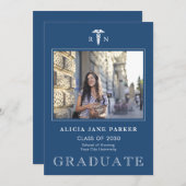 Het jaar afstuderen van de verpleegschool eenvoudi (Voorkant / Achterkant)