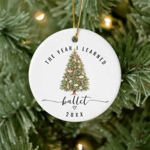 Het Jaar Dat Ik Ballet Leerde Foto Aandenken Keramisch Ornament