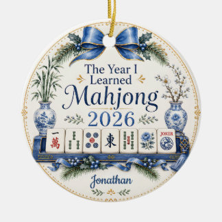 Het Jaar Dat Ik Mahjong Leerde Ornament Cadeau