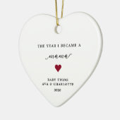 Het Jaar Dat Ik Mama Werd Cadeau Ornament (Links)