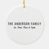 Het jaar dat we allemaal hebben gekend | Herdenkin Keramisch Ornament (Achterkant)