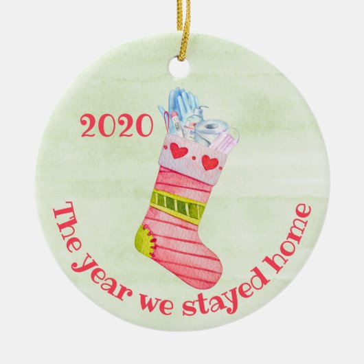Het Jaar dat we startpunt 2020 hebben gezet Keramisch Ornament (Voorkant)