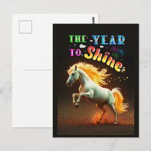 Het Jaar Om Te Schitteren Briefkaart