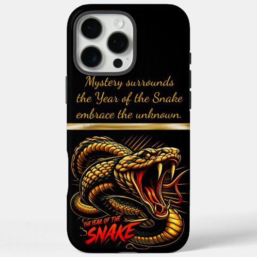 Het jaar van de slang 2025 Case-Mate iPhone case (Achterkant)