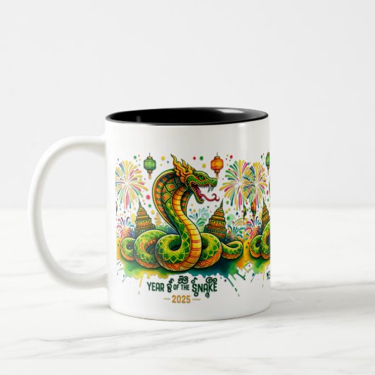 Het jaar van de Snake Mok (Links)
