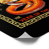 Het jaar van de Trump Snake 2025 Poster (Hoek)
