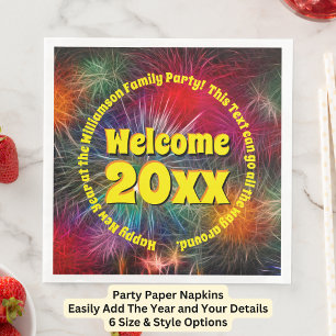 Het Jaar van de verandering geeft Tekst uit voegt  Servet