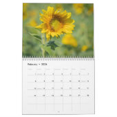 Het jaar van de zonnebloem kalender (Feb 2026)