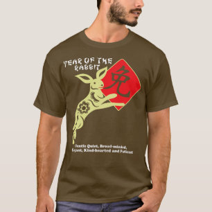 Het jaar van het gelukkige Chinese dierentuin Nieu T-shirt