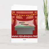 Het jaar van het Ox Boerderij 2009 Feestdagen Kaart (Achterkant)