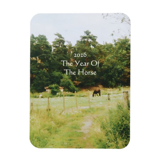 Het Jaar Van Het Paard, 2026, Magneet (Verticaal)