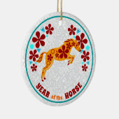 Het jaar van het Snake Ceramic Ornament (Rechts)