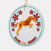 Het jaar van het Snake Ceramic Ornament (Links)