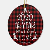 Het jaar waarop we startpunt 2020 hebben gezet: Cu Keramisch Ornament (Links)