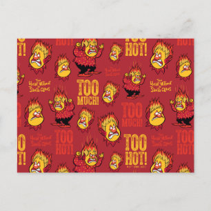 Het jaar zonder een Kerstman™ Heat Miser Patroon Feestdagenkaart