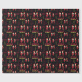 HET JAAR ZONDER SANTA CLAUS™ | Elf Pattern Cadeaupapier (Vlak)