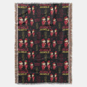 HET JAAR ZONDER SANTA CLAUS™ | Elf Pattern Deken (Voorkant Verticaal)