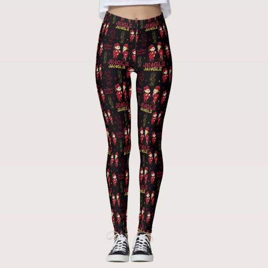 HET JAAR ZONDER SANTA CLAUS™ | Elf Pattern Leggings (Voorkant)